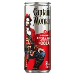 Captain Morgan & Cola 12x250ml