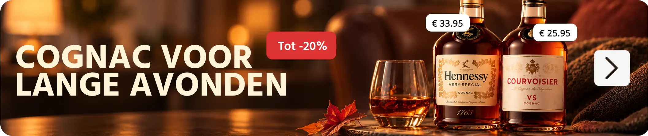 Cognac aanbieding