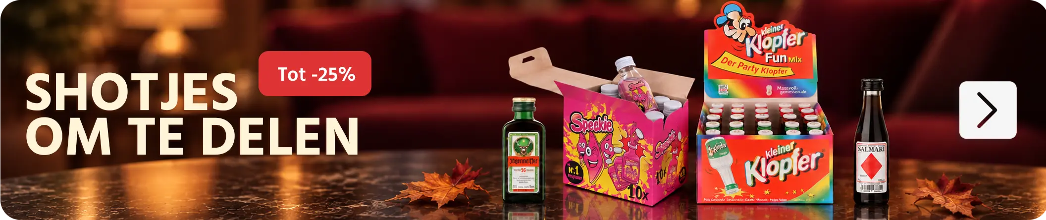 Shotjes aanbieding