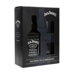 Jack Daniels + 2 Rocks Glazen 70cl