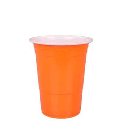 Red Cups Oranje (American Cups) 25 stuks
