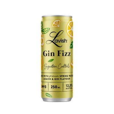 Lavish Gin Fizz Signature Cocktail 25cl