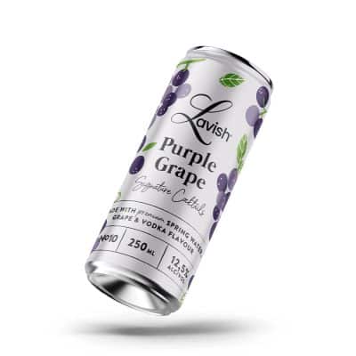 Lavish Purple Grape Signature Cocktail
