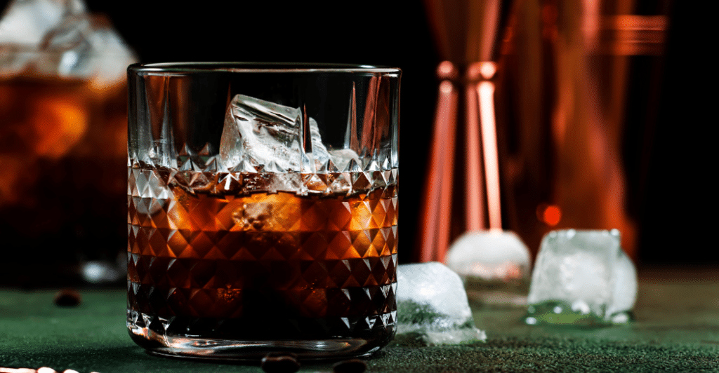 Black Russian cocktail