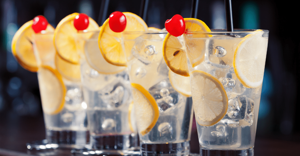 Tom Collins cocktail recept met citroen