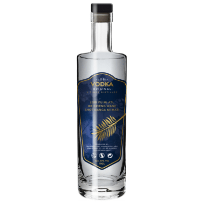 Lobi Vodka Original achterkant