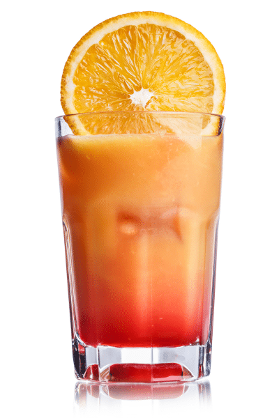 Oranje cocktail Tequila Sunrise