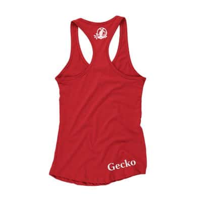 Gecko Haltertop Red