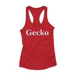 Gecko Haltertop Rood