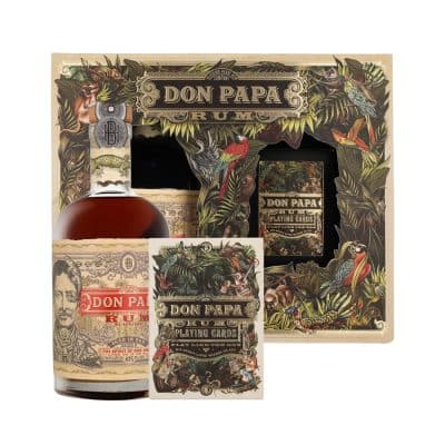 Don Papa Single Island Rum + Playing Cards Giftset 70cl