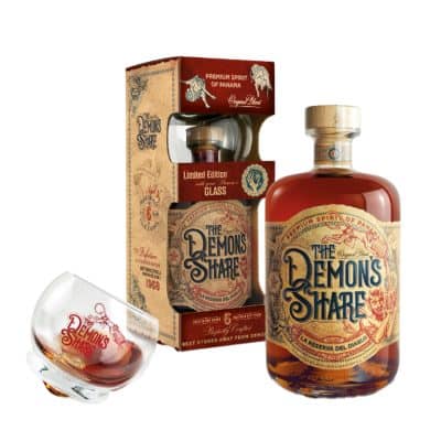 The Demon’s Share 6 Years Old Giftset + Glas 70cl