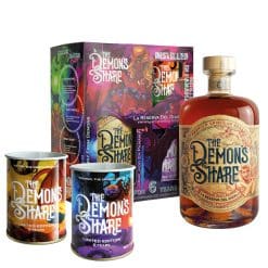 The Demon’s Share 6 Years Old Giftset + 2 Limited Edition blikken 70cl