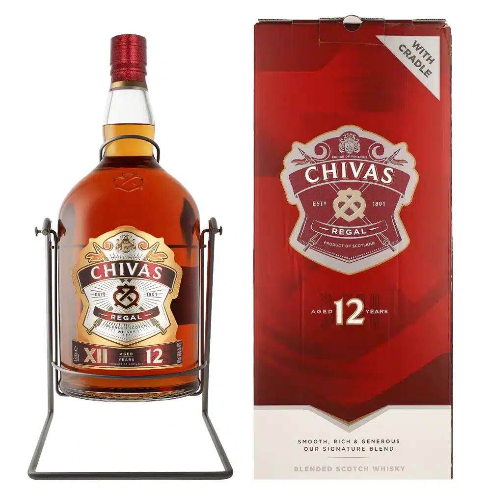 CHIVAS REGAL 12年 4本セット Chivas Regal 12 Years 4.5L kopen | Drankstunter