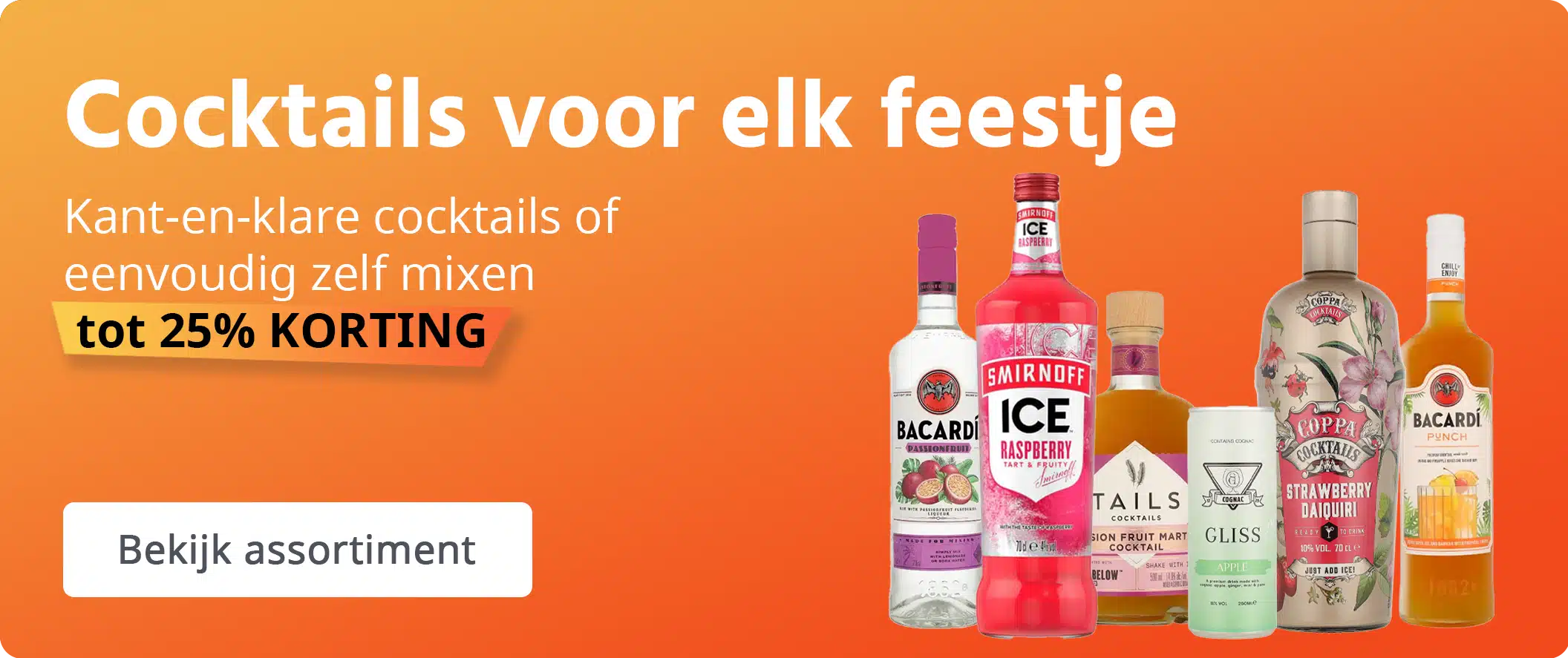Cocktails aanbieding