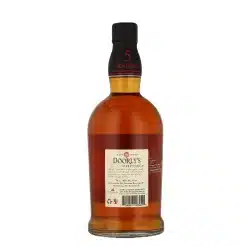 Doorly's 5 Years Barbados Rum 70cl achterkant fles